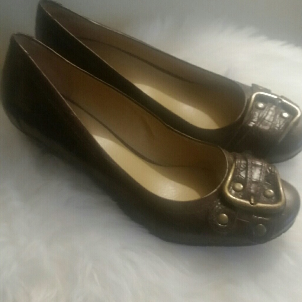 Nine West 9 and Co Brown Leather Shoes